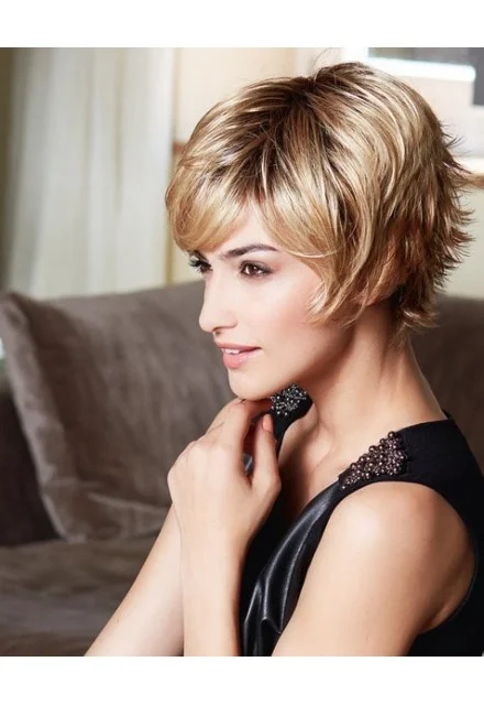 Συνθετική περούκα Gisela Mayer: Visconti Diamond Lace πλαϊνή όψη.