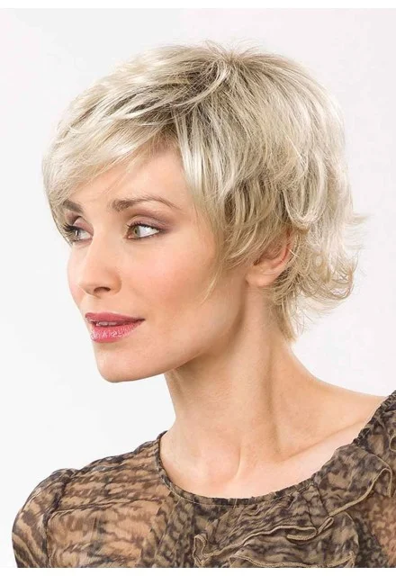 Συνθετική περούκα Belle Madame: Alba mono SF πλαϊνή όψη.