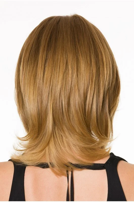 Echthaarperücke European Hair Line: Rapunzel(25 cm  lang) sicht von hinten.