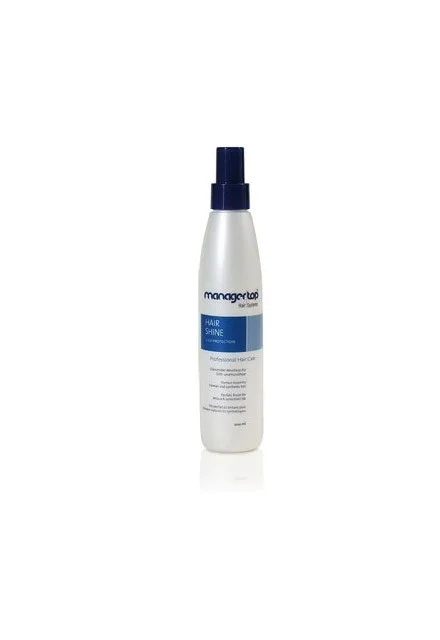 Glanz und Frisierspray mit UV-Schutz für Echthaarperücken/Toupets Manager Top 200ml.
