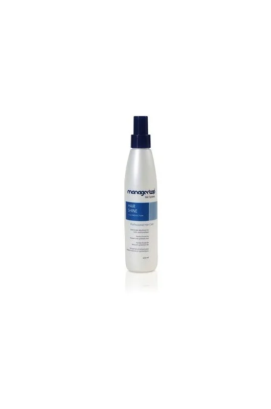 Glanz und Frisierspray mit UV-Schutz für Echthaarperücken/Toupets Manager Top 200ml. Glanz und Frisierspray mit UV-Schutz für Echthaarperücken/Toupets Manager Top 200ml.