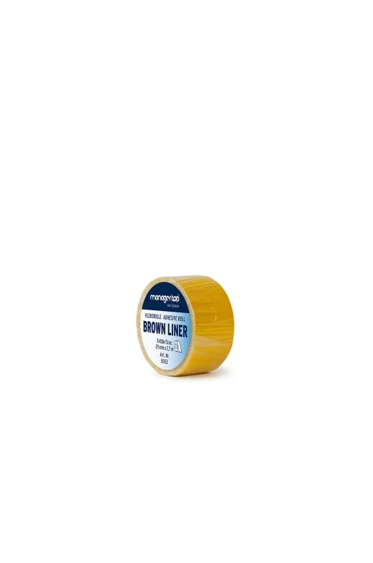 Brown Liner ταινία διπλής όψης με ιστό σε ρολό 25mm x 2,7m Brown Liner ταινία διπλής όψης με ιστό σε ρολό 25mm x 2,7m