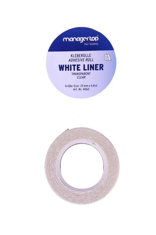 White liner 3M Qualitat 4,8m  Transparentes doppelseitiges Klebeband
