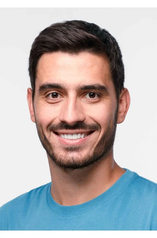 Herren-Haarteil Manager Top – natürliches Ergebnis