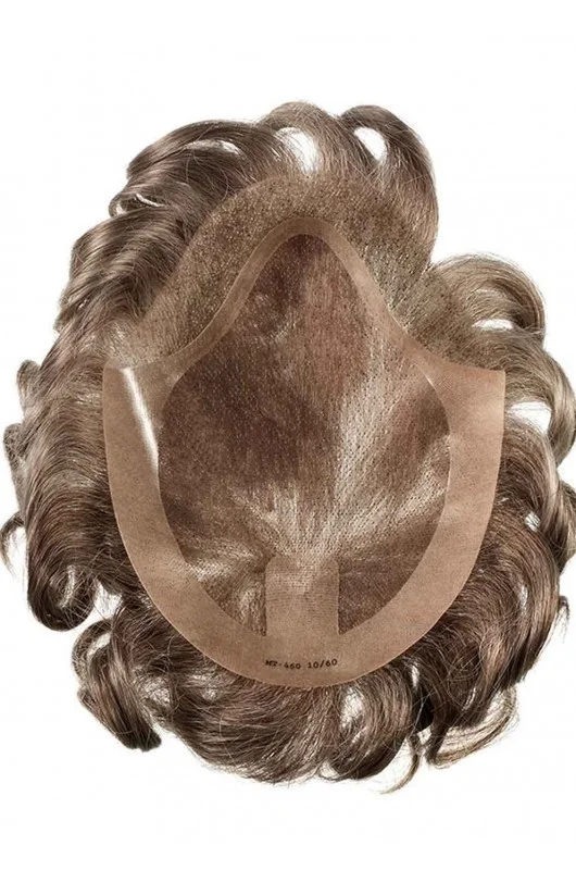 Ανδρικό hair system Manager Top – καστανό χρώμα, φυσικό όγκο