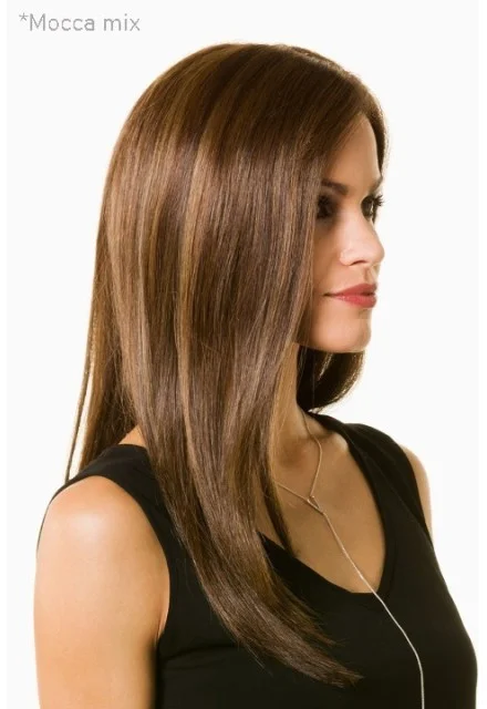 Platinum Hair Line Perücke Belle Madame: The Starlet, Seitenansicht.