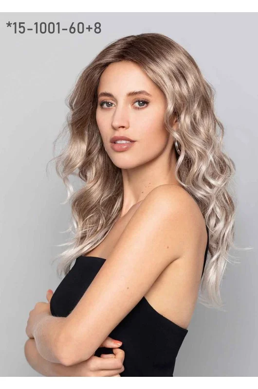 Συνθετική περούκα Gisela Mayer: Mirage Lace Part , πλαινή όψη. Συνθετική περούκα Gisela Mayer: Mirage Lace Part , πλαινή όψη.