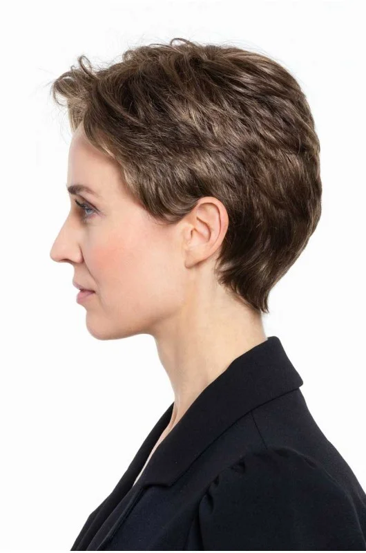 Perücke aus Kunsthaar Belle Madame: Mika Sf+ sicht  von der seite.