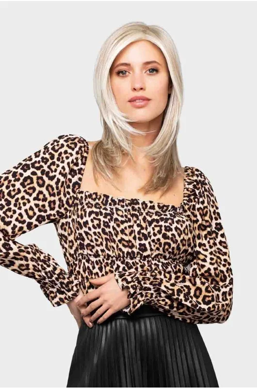 Perücke aus Kunsthaar Gisela Mayer: Hi Jill (balayage Farben) sicht von vorne. Perücke aus Kunsthaar Gisela Mayer: Hi Jill (balayage Farben) sicht von vorne.