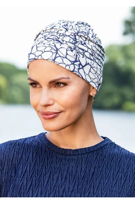 Τουρμπάν Belle Madame Mia 912-72 πλαϊνή όψη. Τουρμπάν Belle Madame Mia 912-72 πλαϊνή όψη.
