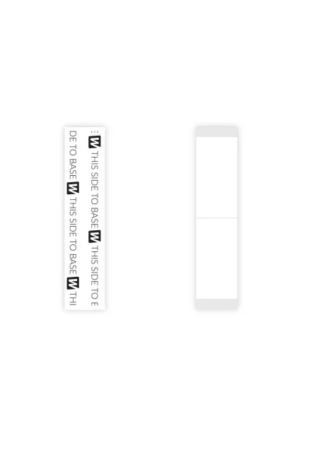 Walker Tape Transparentes doppelseitiges Klebeband: This side to base 3/4x3 Strips 36pcs.