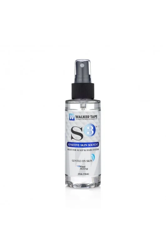 Walker Tape Spray Reinigung von kleberesten des Toupets: S3 Sensitive Skin Solvent 118ml. Walker Tape Spray Reinigung von kleberesten des Toupets: S3 Sensitive Skin Solvent 118ml.