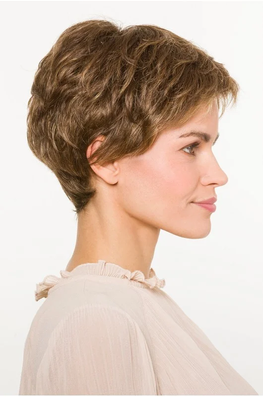 Perücke aus Kunsthaar Belle Madame: Fenja Mono Sf sicht  von der seite.