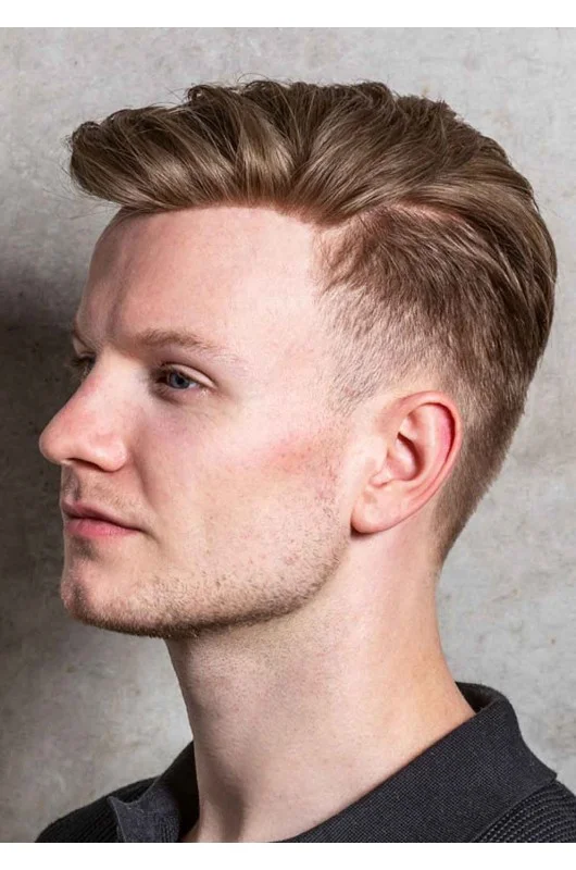 Ανδρικό φυσικό ποστίς Manager Top: Micro-skin Plus, πλαινή όψη.