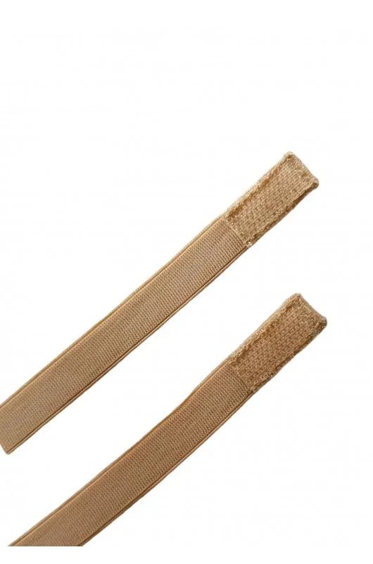 Perückenersatzgummi mit Klettband Beige