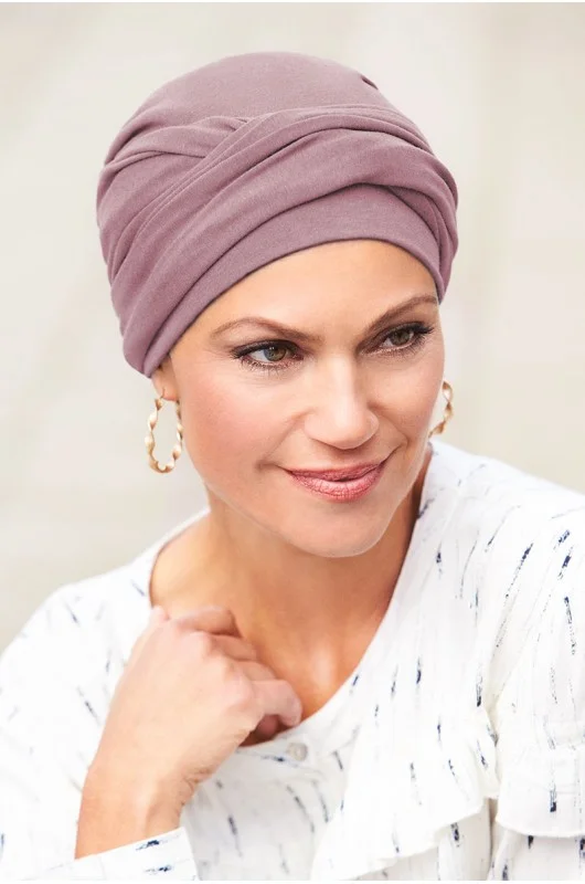 Τουρμπάν Belle Madame Beanie. Πλαϊνή όψη. Τουρμπάν Belle Madame Beanie. Πλαϊνή όψη.