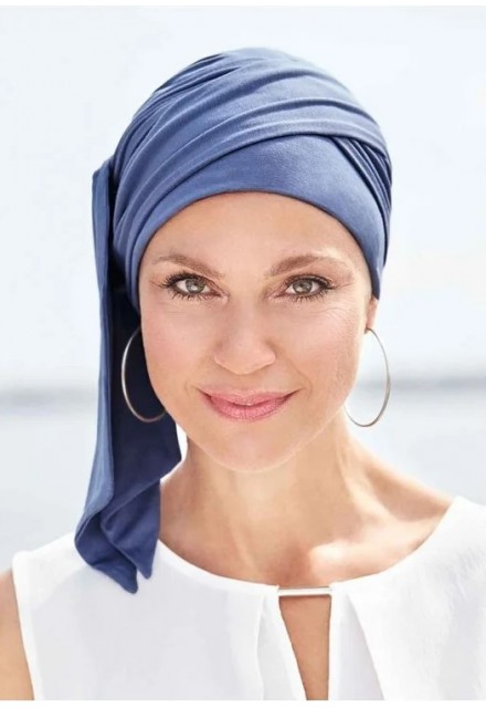 Τουρμπάνι Χημειοθεραπείας με Φουλάρι Belle Madame Bamboo Style 920- 05 Print