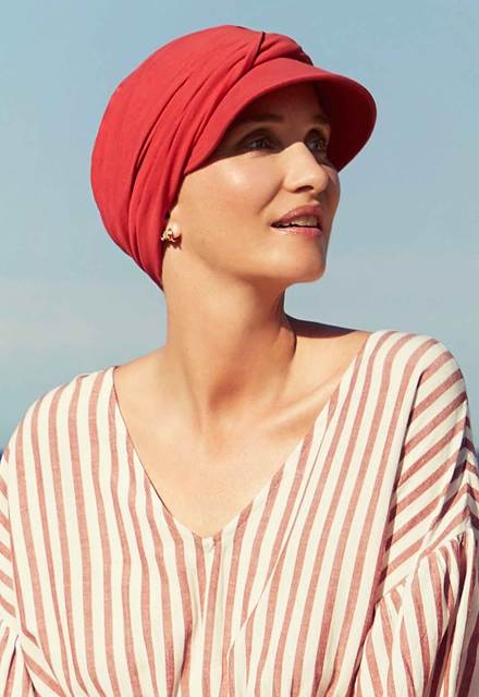 Τουρμπάνι Christine: Alana Cap - Sun UPF 50+ Lipstick Red