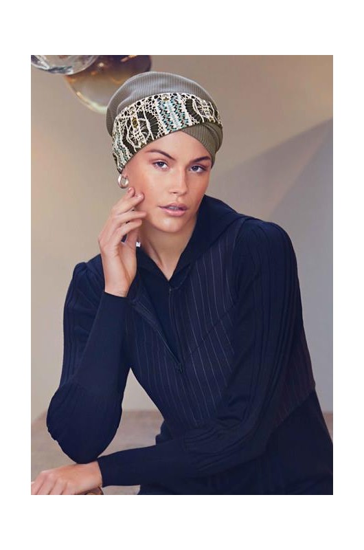 Τουρμπάνι Christine 2 σε 1: Emmy V Turban Sage Illusions