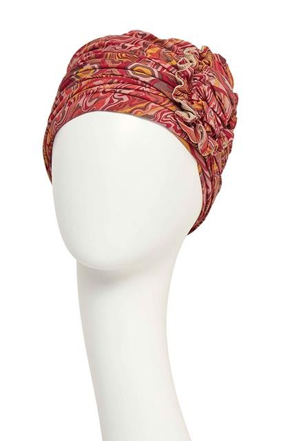 Kopftuch Christine: HocLotus Turban Printed Marble Fusion