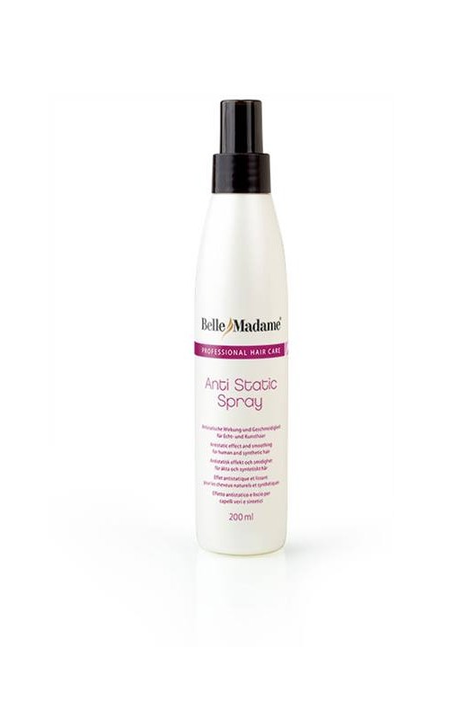 Anti Static Spray Belle Madame für Echthaar/Kunsthaarperücken und Toupets Anti Static Spray Belle Madame für Echthaar/Kunsthaarperücken und Toupets