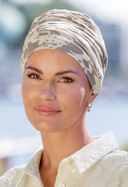 Τουρμπάνι Belle Madame: Bamboo Turban 910-76 Butterfly Print