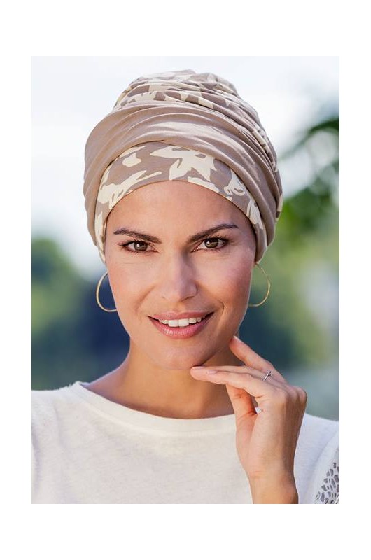 Kopftuch Belle Madame 2 in1: Style Livia Turban 922-76 Schmetterling Print Kopftuch Belle Madame 2 in1: Style Livia Turban 922-76 Schmetterling Print