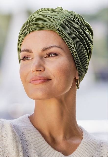 Τουρμπάνι Belle Madame: Style Carla Plissée 985-29 Green