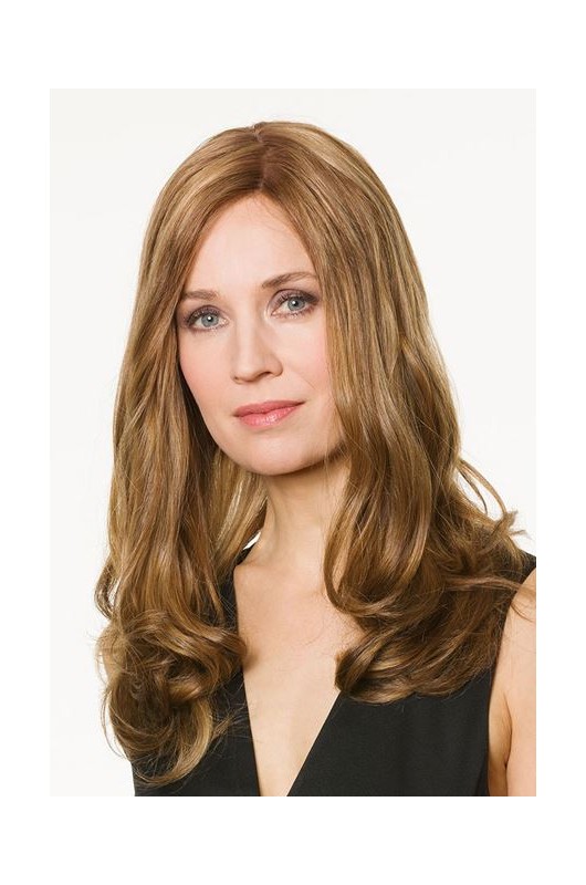 Echthaarperücke European  Hair Line: Ferrara(33 cm lang) sicht von vorne.
