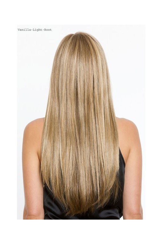 Περούκα Belle Madame Platinum Hair Line: The Glamorous, πίσω όψη.