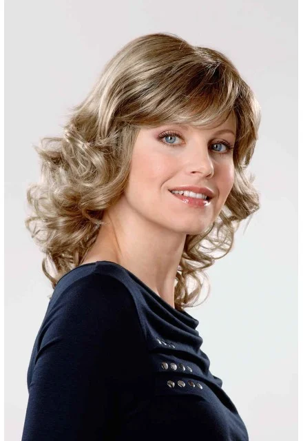 Συνθετική περούκα Belle Madame: Nadine mono πλαϊνή όψη.