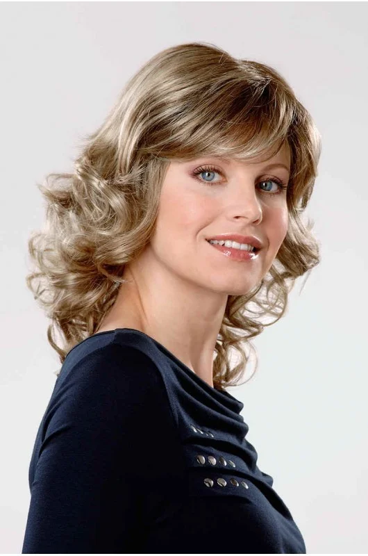 Συνθετική περούκα Belle Madame: Nadine mono πλαϊνή όψη.