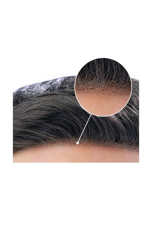 Φυσικό ποστίς με 100% μαλλιά και bleached knots για αόρατη εφαρμογή.
