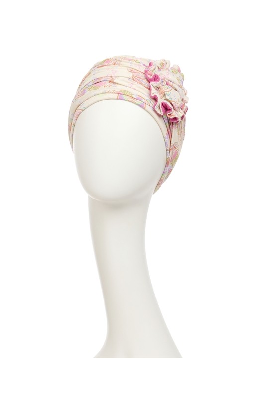 Kopftuch Christine: HocLotus Turban Printed Crocus Kaleidos