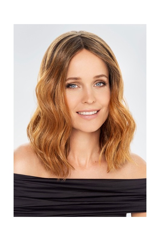 Πλούσιος όγκος, ανάλαφροι κυματισμοί και υπέροχες αποχρώσεις Balayage με την περούκα Magic Emma Gisela Mayer.
