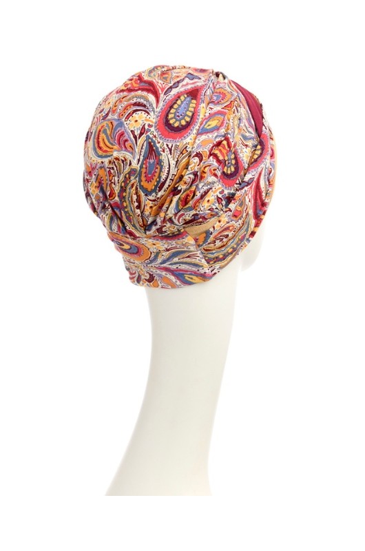 „Christine HocNoya Turban Kopfbedeckung mit orientalischem Muster“