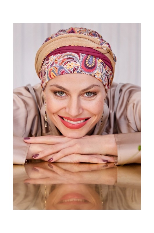 Τουρμπάνι Christine HocNoya Moroccan Paisley – γυναικείο headwear
