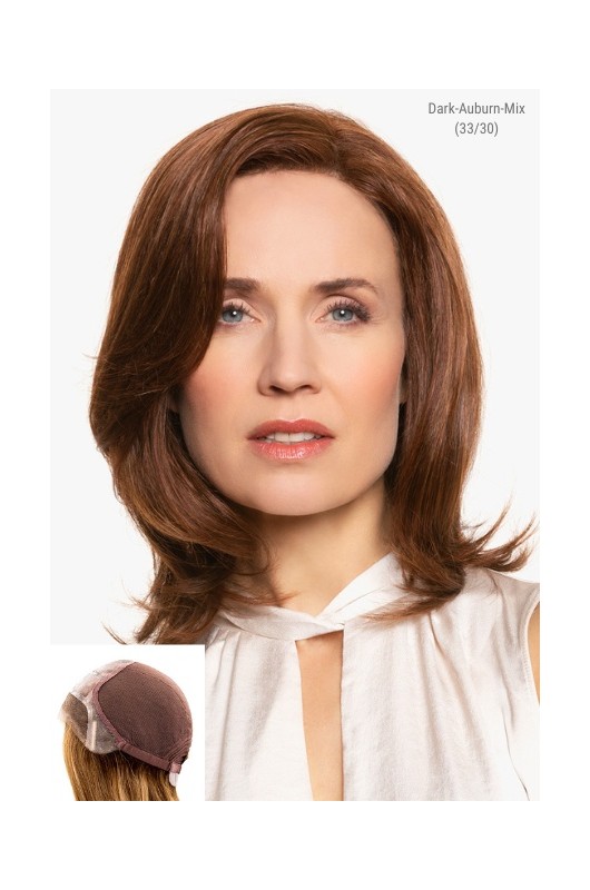 Echthaarperücke Belle Madame: Musetta Extra Large RH sicht von vorne. Echthaarperücke Belle Madame: Musetta Extra Large RH sicht von vorne.