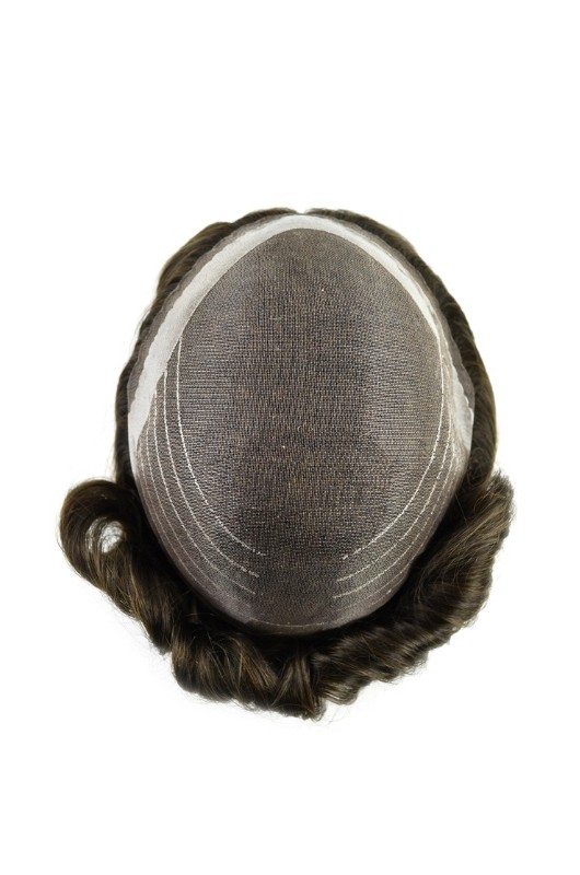 Herren-Toupet mit Monofilament-Basis und 100 % Echthaar. Herren-Toupet mit Monofilament-Basis und 100 % Echthaar.