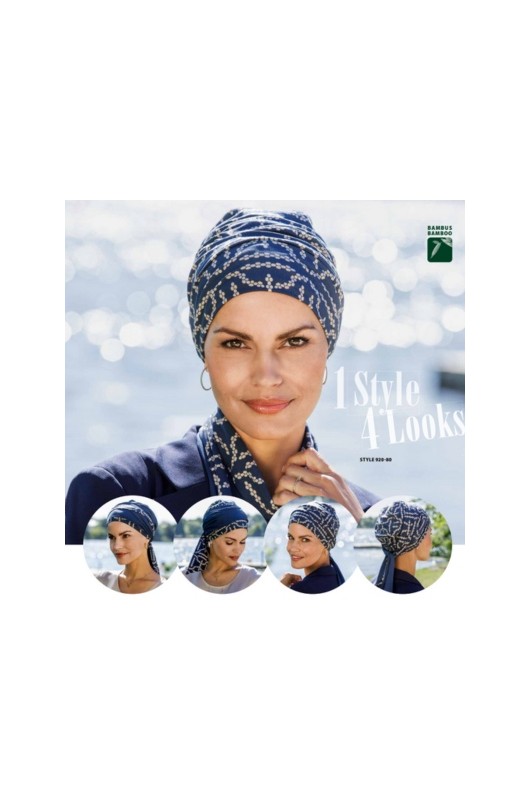 Kopftuch Belle Madame 4 in 1 920-80 Produkt – 4 Looks, dank abnehmbarem Band