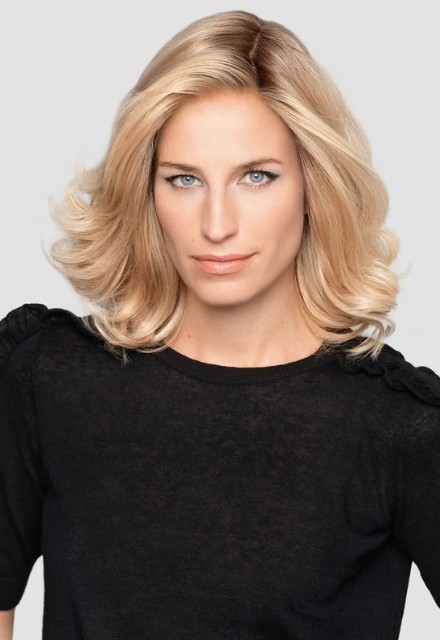 Echthaarperücke Gisela Mayer: Luxery lace H sicht von vorne.