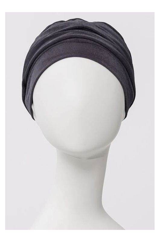 Perfekter Sitz an der Stirn aus weichem elastischem Stoff (95% Viskose, 5% Spandex) ohne Druckstellen.