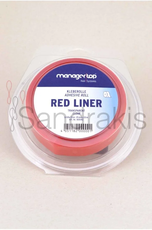 Red liner Kleberolle 33m